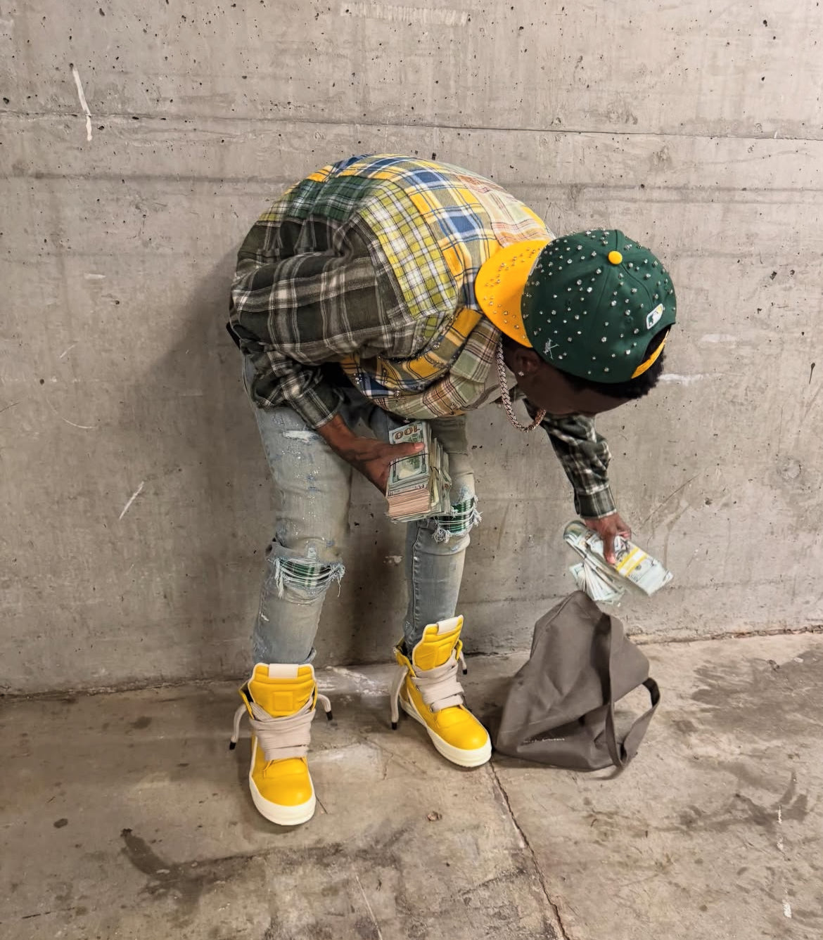 Oakland Rhinestone Snapback Hat